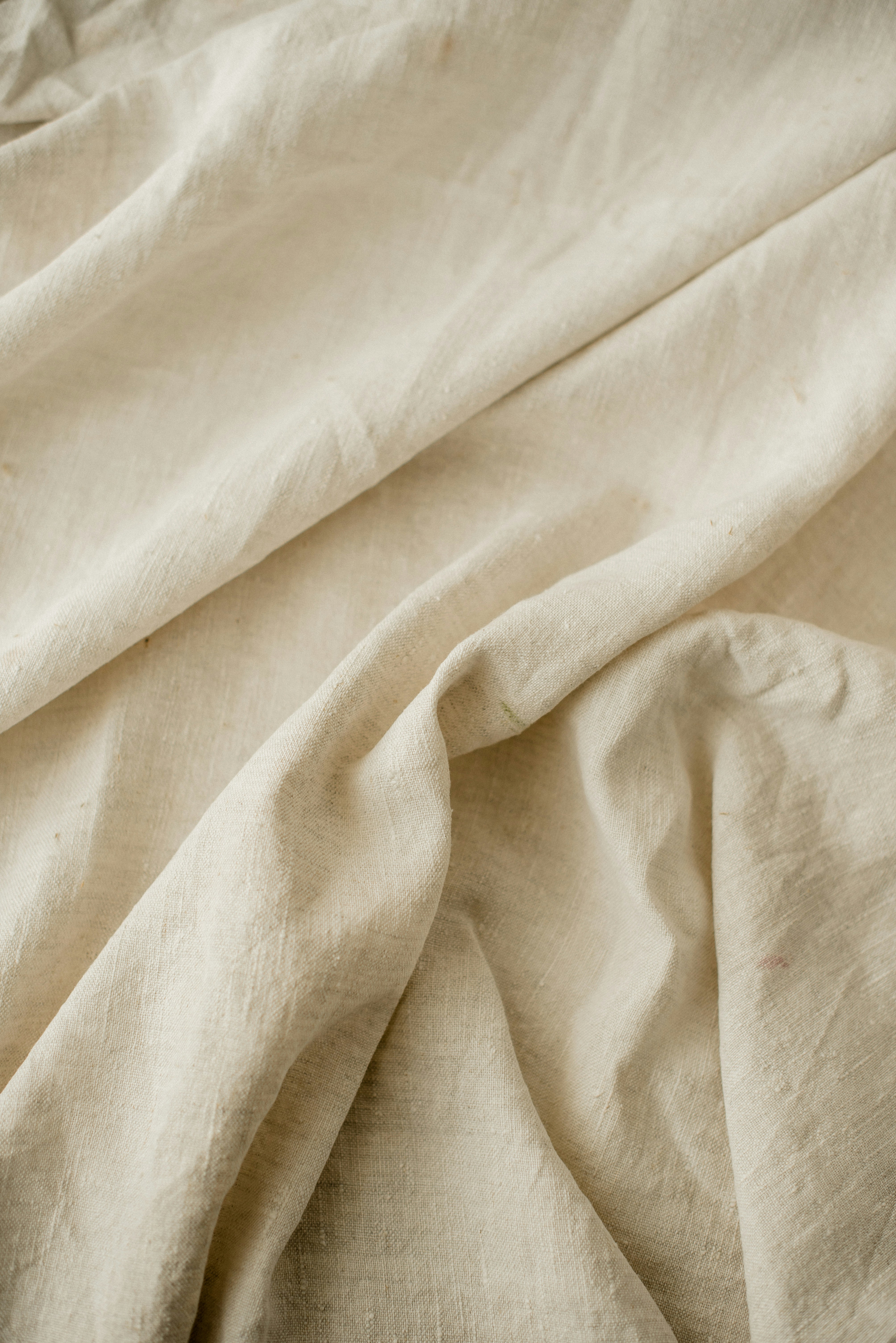 Linen fabric swatch