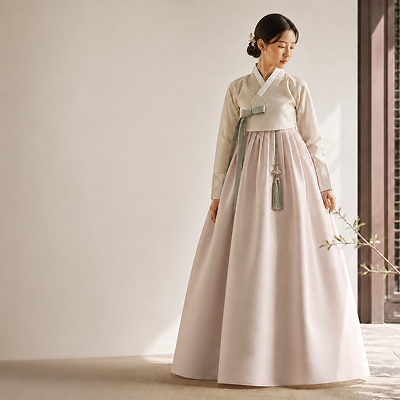 Jeogori and chima, the classic two-piece hanbok silhouette