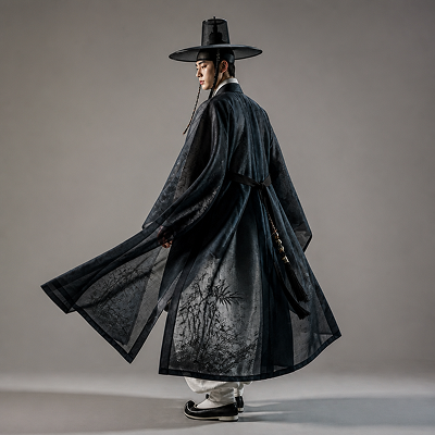 Durumagi, a structured hanbok overcoat
